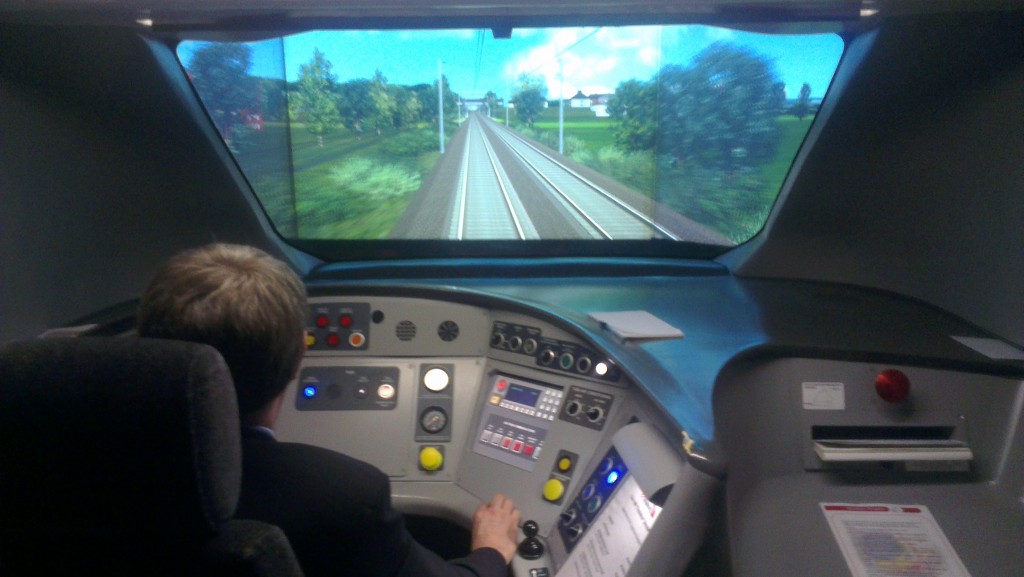 Virgin Train Simulator Visit